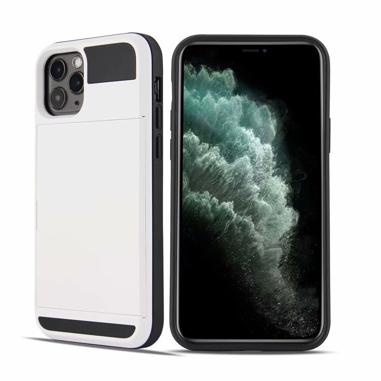 Hybrid Phone Case with Hidden Credit Card Holder For iPhone 12 / 12 Pro Max Mini