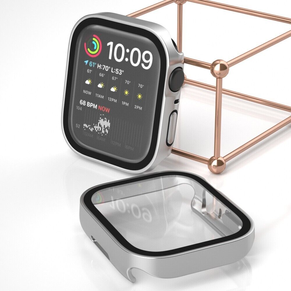 For Apple Watch 10 9 8 7 Ultra Case Cover Tempered Glass Screen Protector