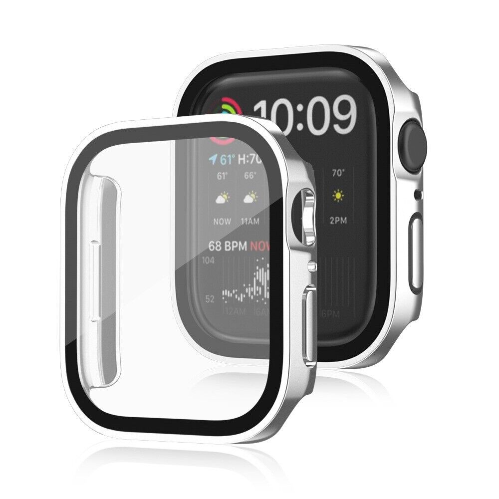 For Apple Watch 10 9 8 7 Ultra Case Cover Tempered Glass Screen Protector