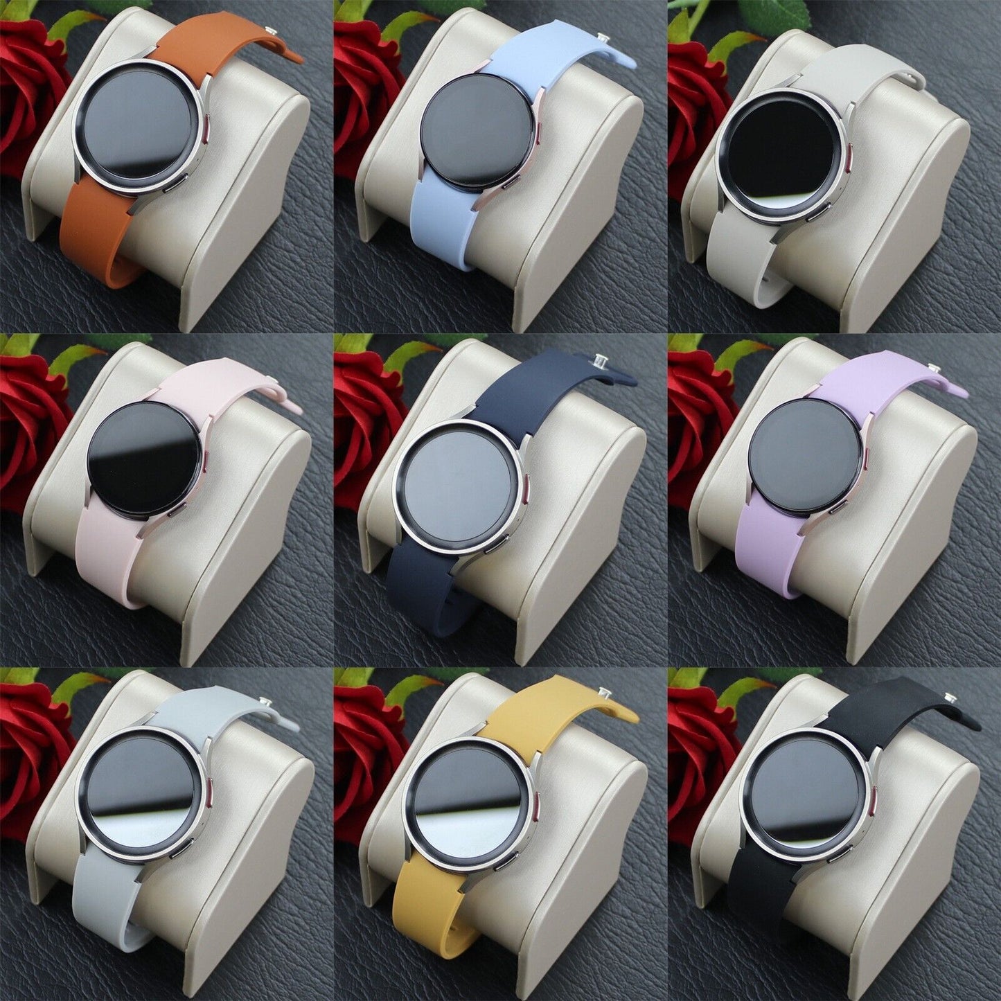 For Samsung Galaxy 7/6/5/4 Watch Soft Silicone Sports Strap Wristband Band 20mm