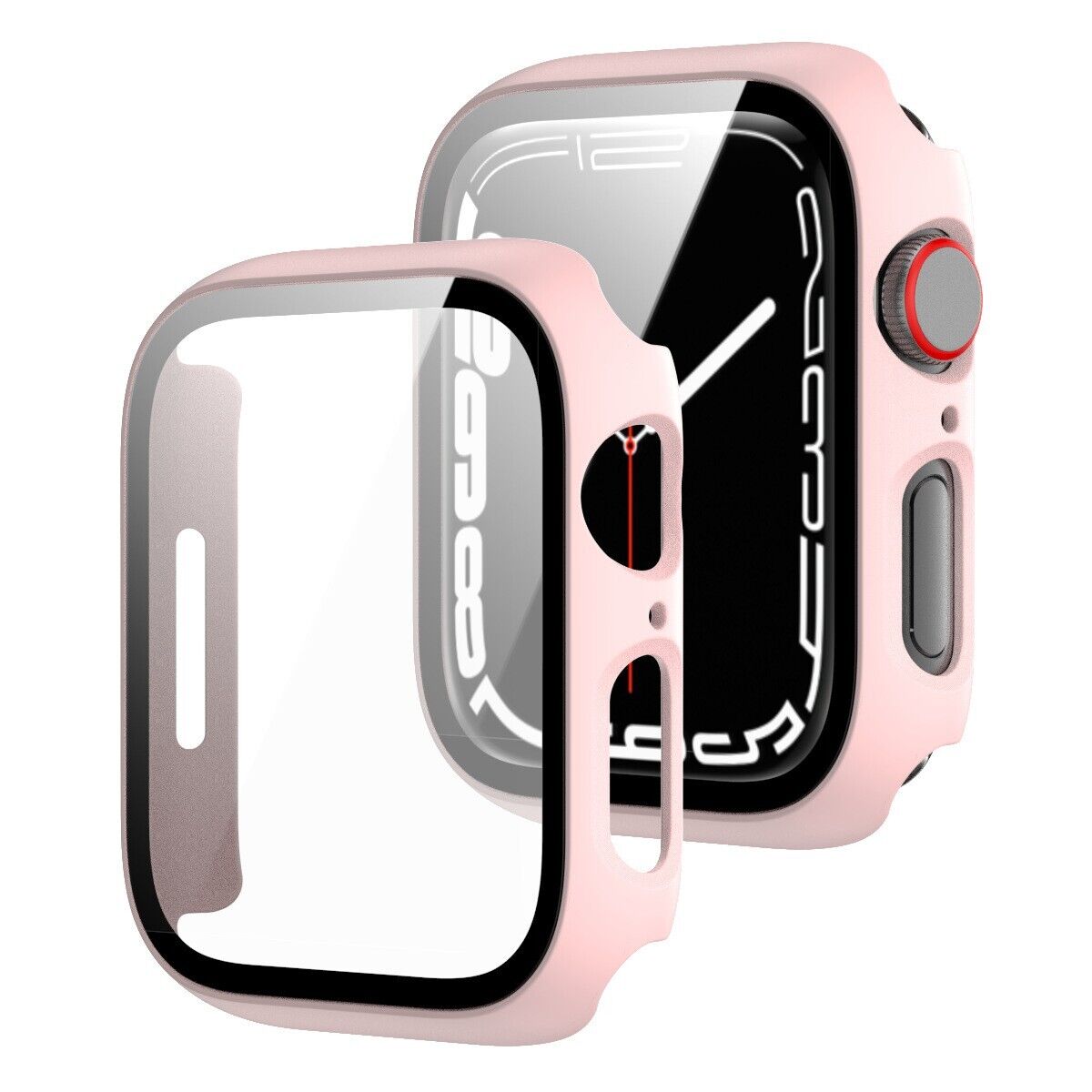 For Apple Watch 10/9/8/7/SE/6/5/Ultra Case Tempered Glass Screen Protector Cover