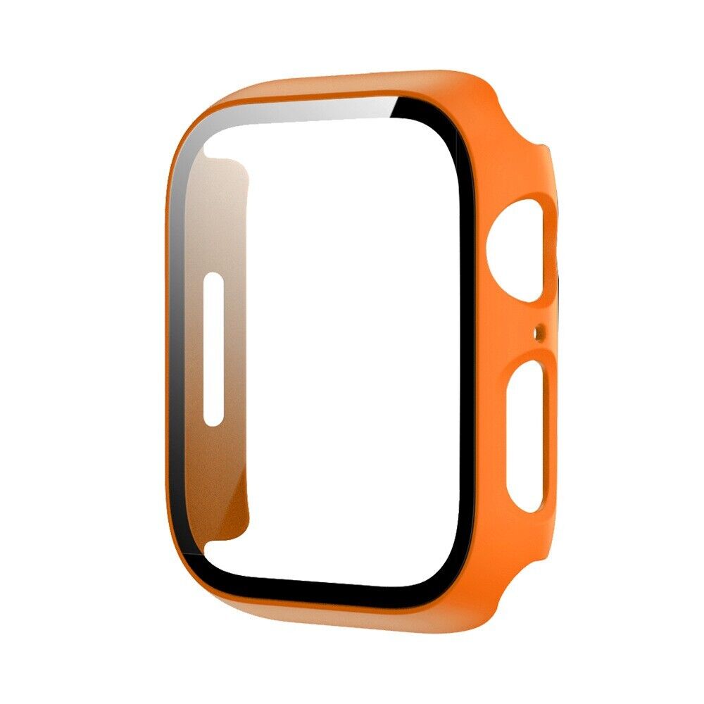 For Apple Watch 10/9/8/7/SE/6/5/Ultra Case Tempered Glass Screen Protector Cover