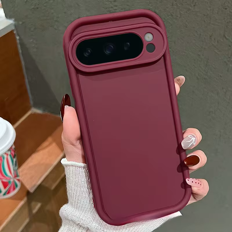 Soft TPU Case For Google Pixel 9 8 7 Pro XL Shockproof Plain Colour Phone Cover