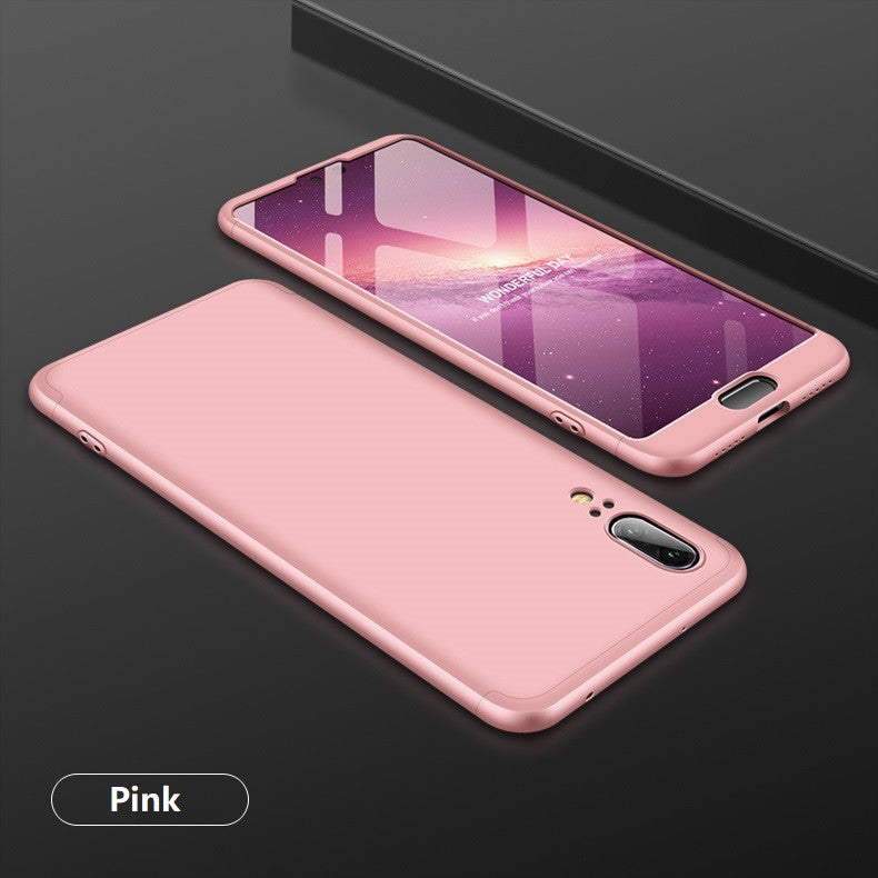 360° Full Body Hard Phone Case Cover Tempered Glass For Huawei P Smart 2019/2020