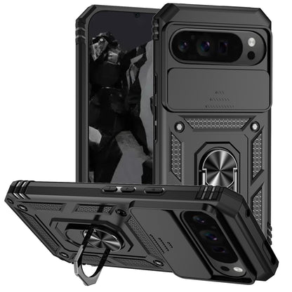 For Google Pixel 9a / 9 Pro XL Case Shockproof Armour Cover Ring Holder Camera