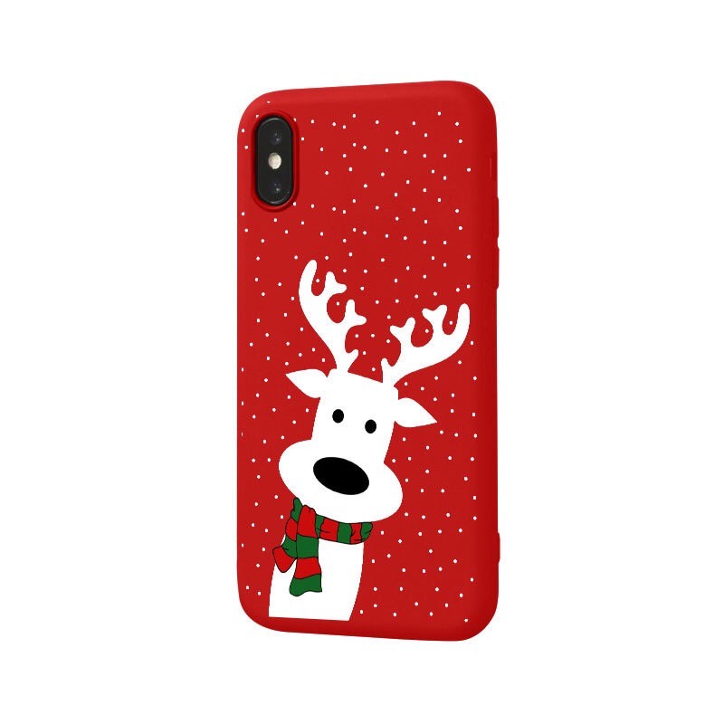Soft Silicone Christmas Phone Case Cover Apple iPhone 12 11 Pro Max XR X XS 8 7