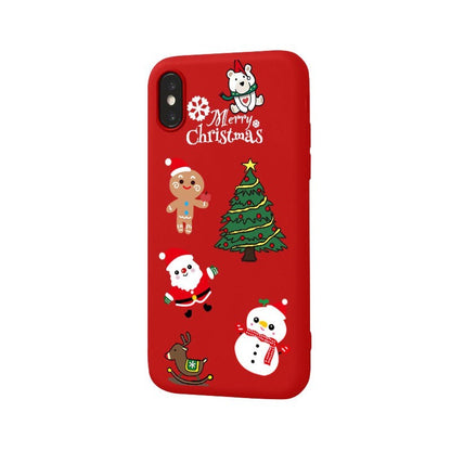 Soft Silicone Christmas Phone Case Cover Apple iPhone 12 11 Pro Max XR X XS 8 7