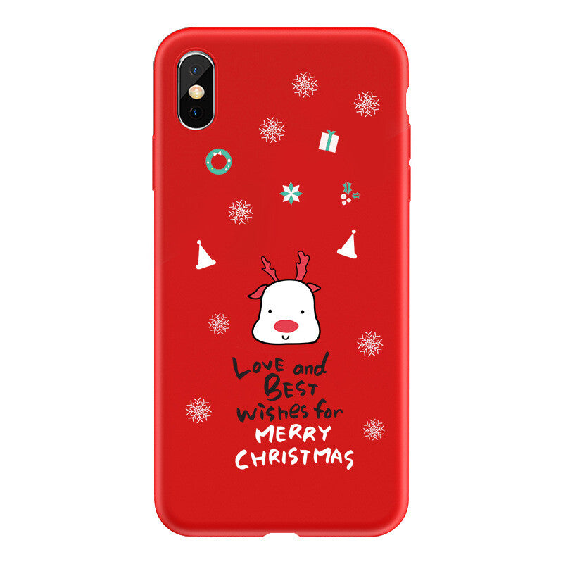 Soft Silicone Christmas Phone Case Cover Apple iPhone 13 12 11 Pro Max XR X XS 7