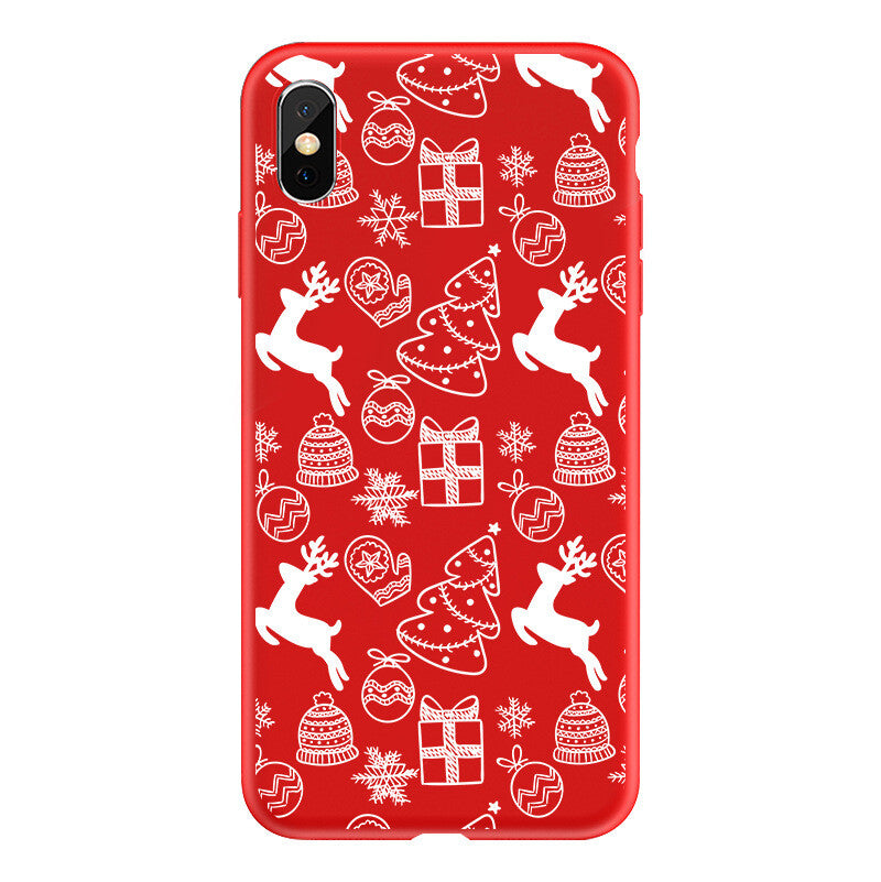 Soft Silicone Christmas Phone Case Cover Apple iPhone 13 12 11 Pro Max XR X XS 7