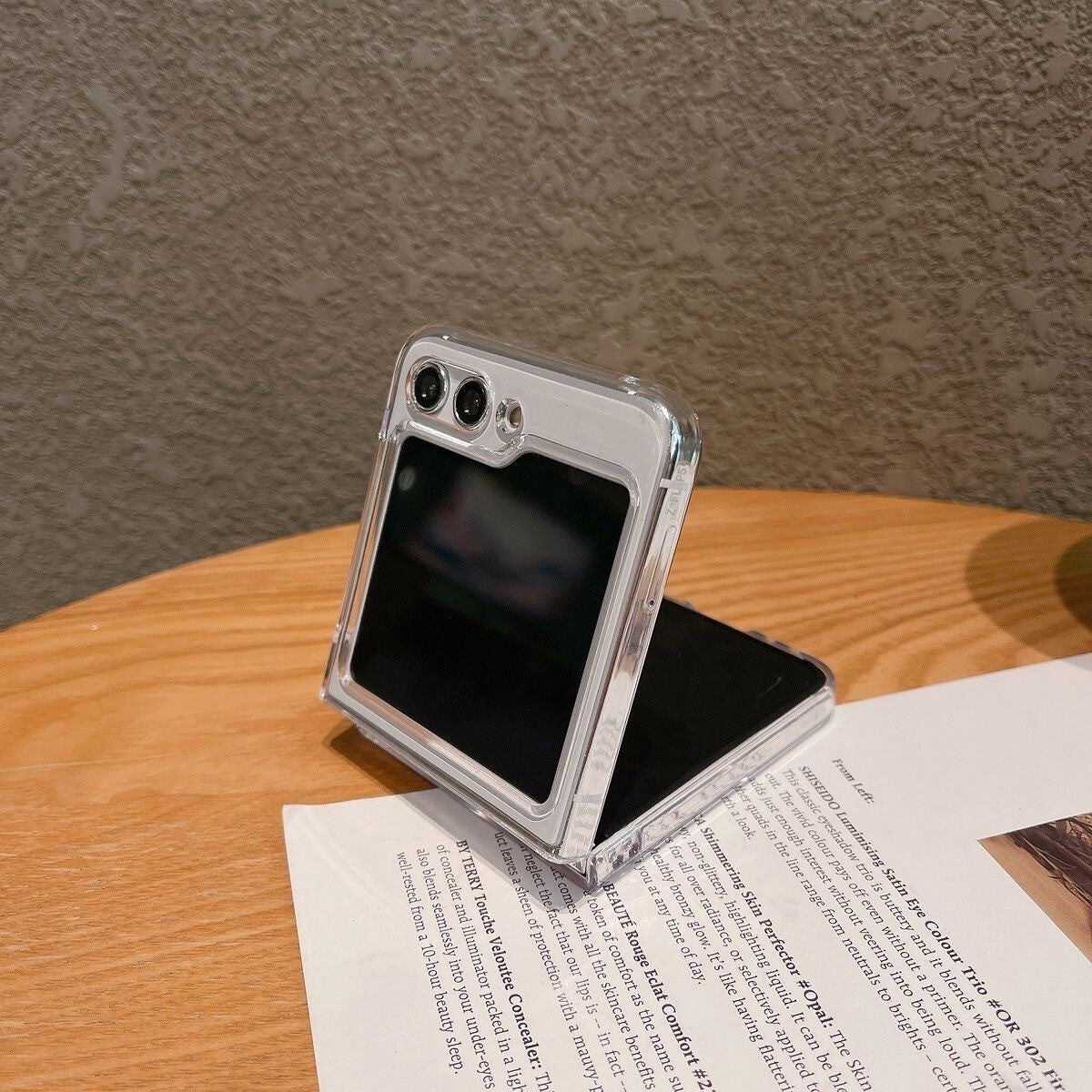 Clear Hard PC Shockproof Phone Case Cover For Samsung Galaxy Z Flip 7 6 5 4 3