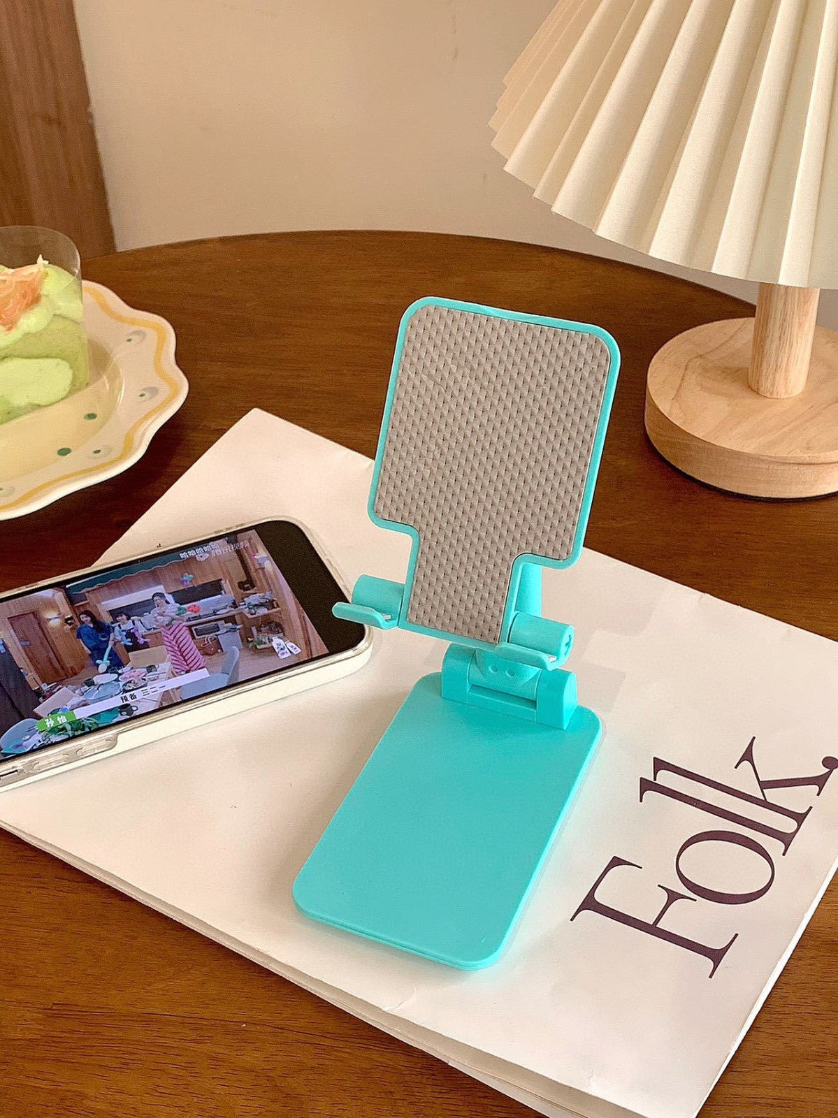 Phone Desk Holder Stand Foldable Desktop Table Mount For Mobile Tablet Universal