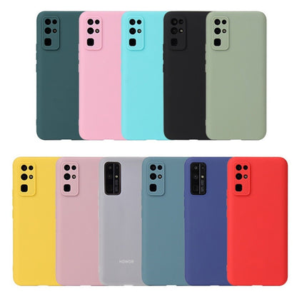 Soft Slim Silicone TPU Matte Back Case Cover Huawei Honor 9/10/20/30 Lite/Pro UK