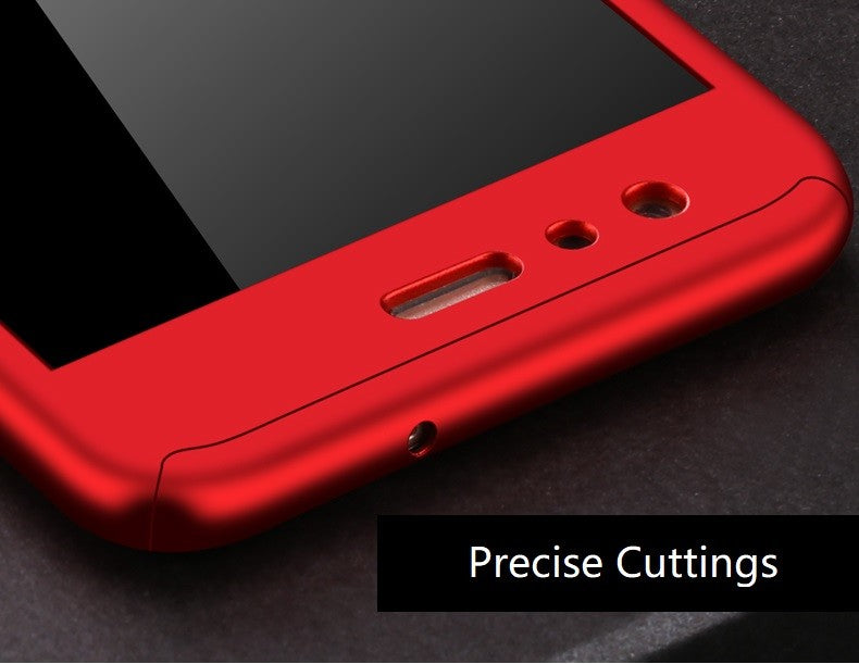 360° Full Body Hard Phone Case Cover Free Tempered Glass For Huawei P9 Lite/Plus