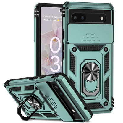 For Google Pixel 6a / 6 / 6 Pro Case Shockproof Rugged Cover Ring Holder Camera