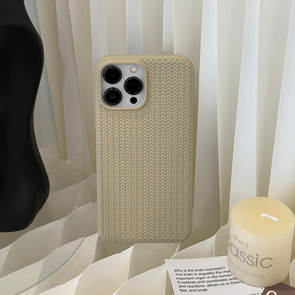 Case For Apple iPhone 17 16 15 14 13 Pro Max Plus Shockproof Silicone Knit Cover