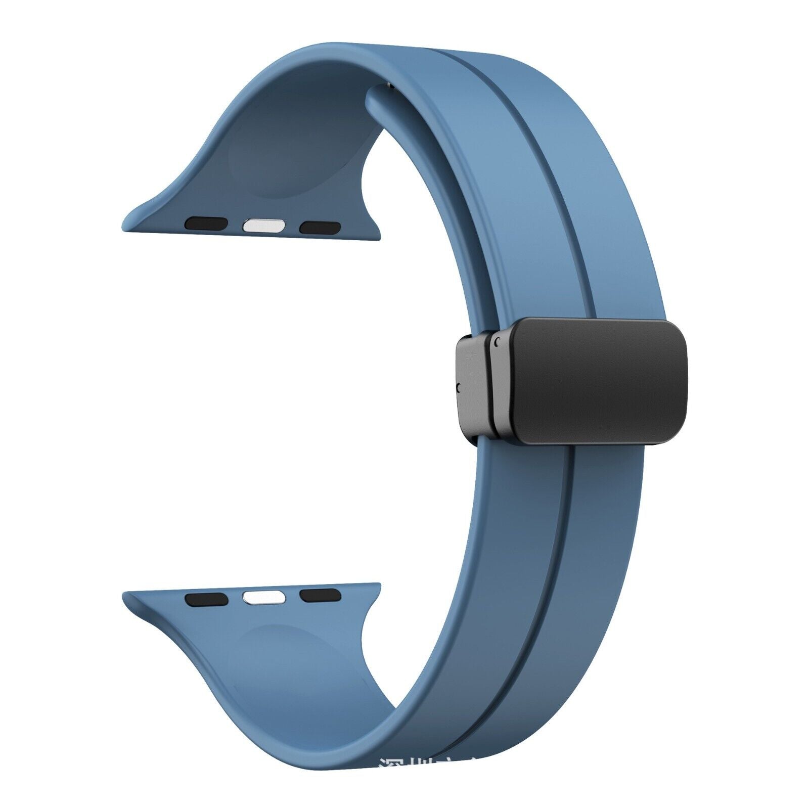 Magnetic Silicone Band iWatch Sports Strap for Apple Watch Ultra 49mm 8 7 6 5 SE