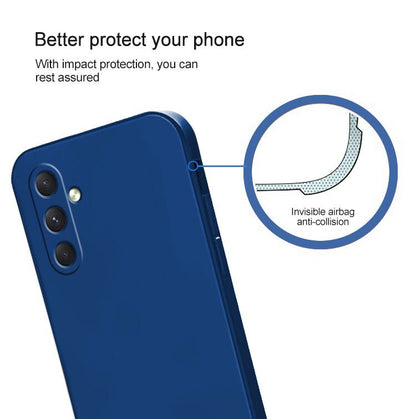 Case For Samsung A17 A16 A15 A14 A56 A55 Liquid Silicone Soft Matte Phone Cover