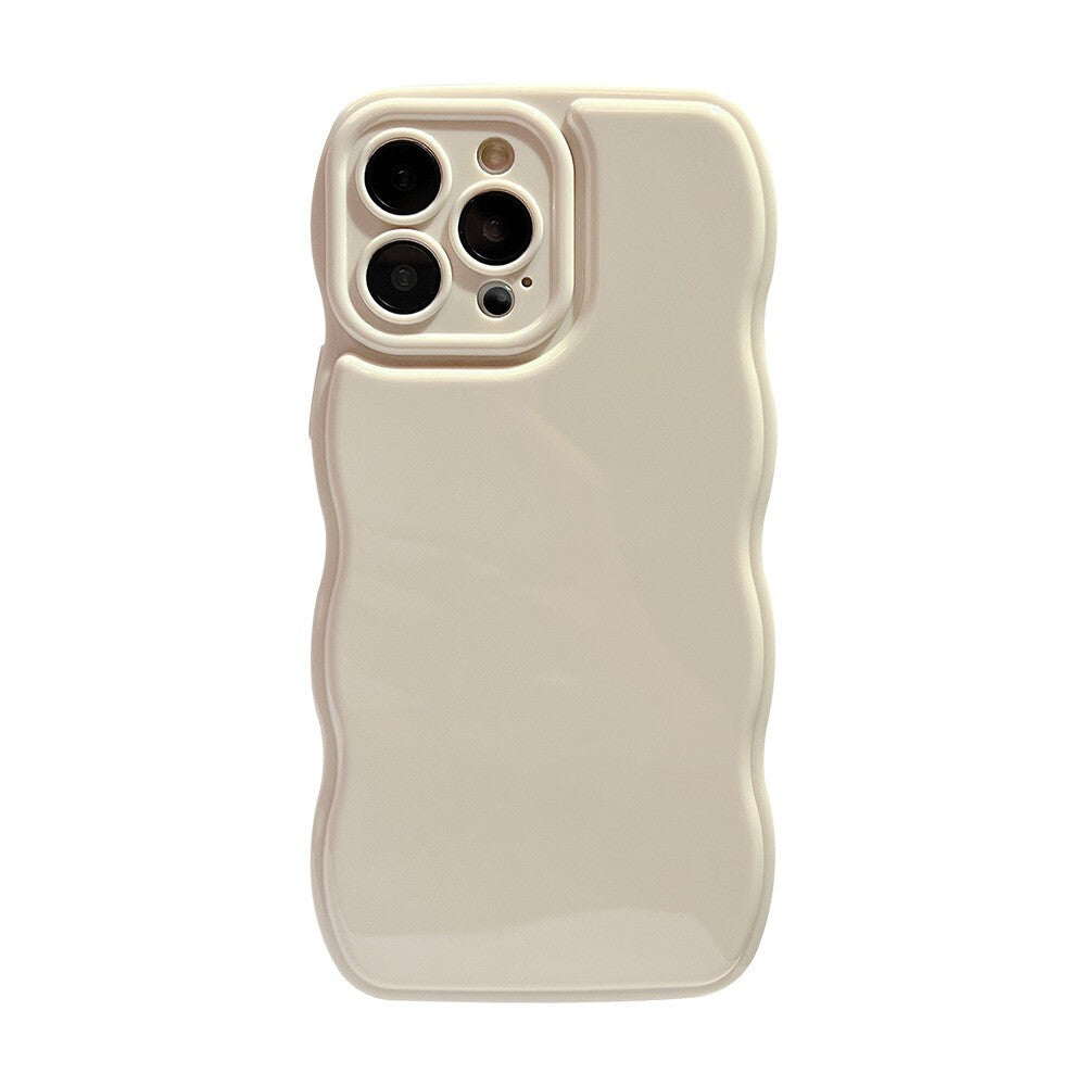 Gloss Wave Shockproof TPU Phone Case Cover iPhone 16 15 14 13 12 11 Pro Max Plus