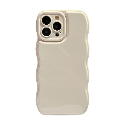 Gloss Wave Shockproof TPU Phone Case Cover iPhone 16 15 14 13 12 11 Pro Max Plus
