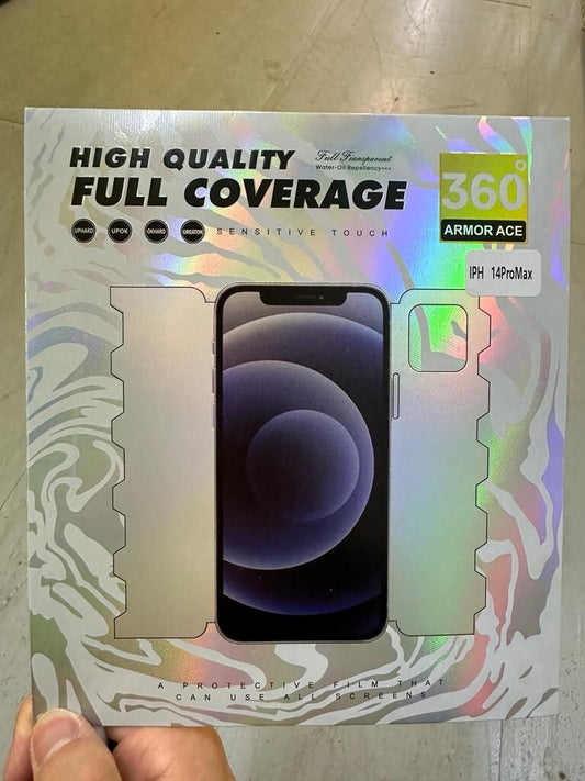 360 Full Body TPU Phone Skin Screen Protector For Apple iPhone 14 13 12 Pro Max