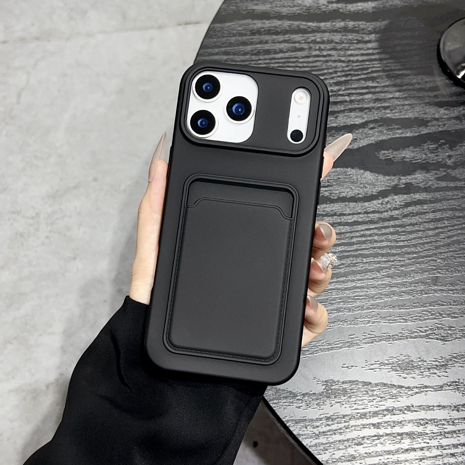 Case For iPhone 15 15 Pro Max Plus Wallet Card Holder Shockproof Cover Silicone