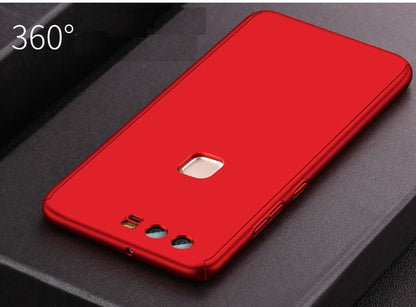 360° Full Body Hard Phone Case Cover Free Tempered Glass For Huawei P9 Lite/Plus
