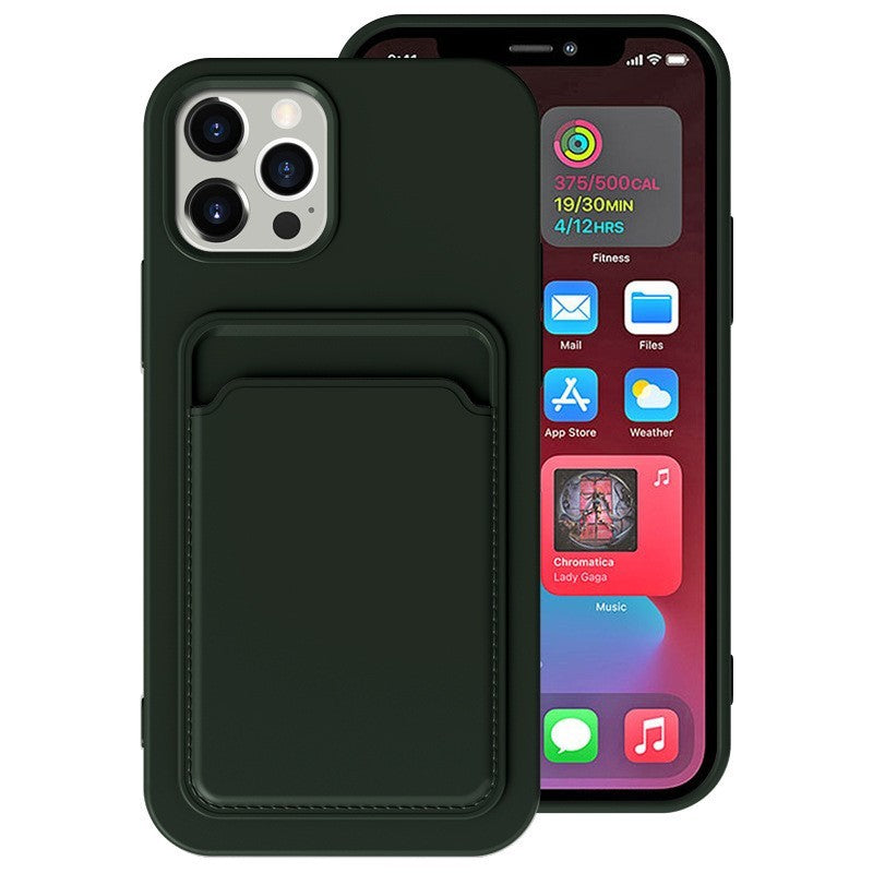Case For iPhone 14 Pro Max 14 Plus Wallet Card Holder Shockproof Cover Silicone