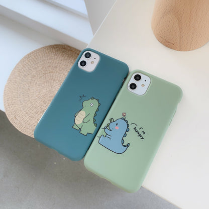 Dinosaur Couple Matching Soft TPU Phone Case Cover For Huawei P10 P20 P30 Pro