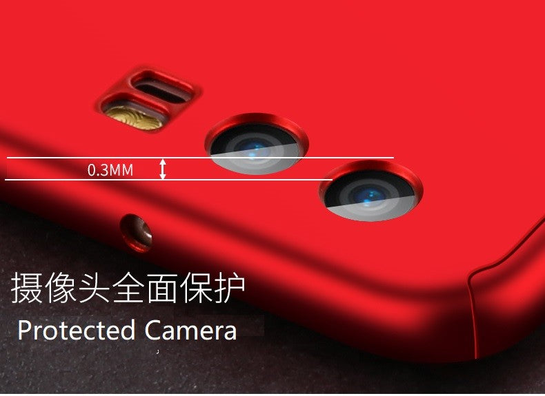 360° Full Body Hard Phone Case Cover Free Tempered Glass For Huawei P9 Lite/Plus