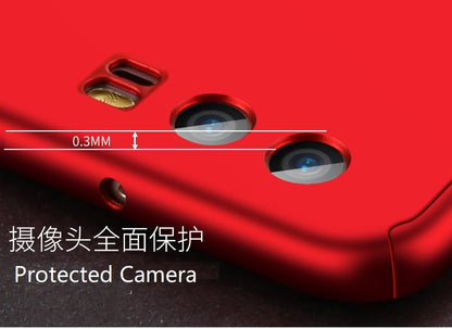 360° Full Body Hard Phone Case Cover Free Tempered Glass For Huawei P9 Lite/Plus