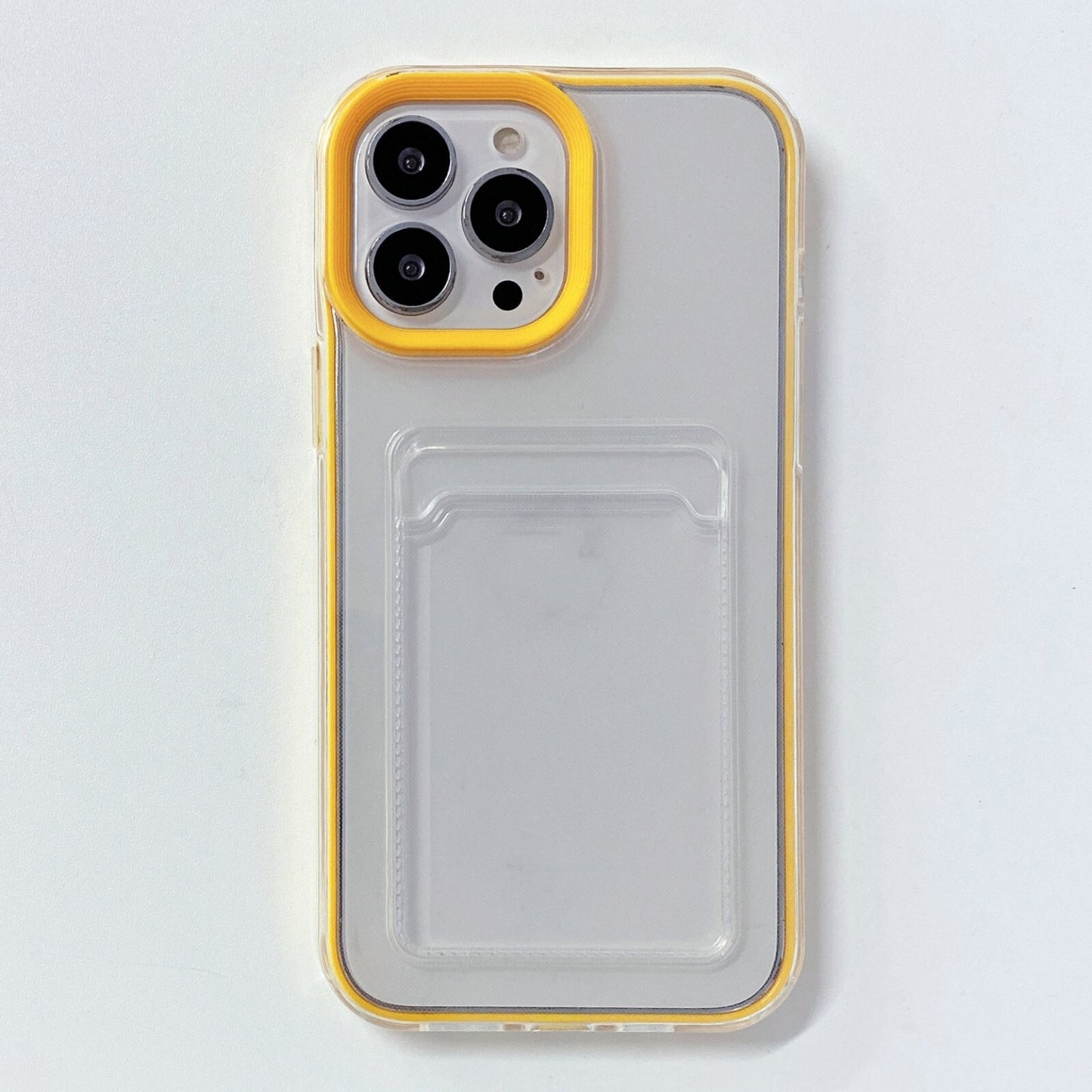 Clear Card Holder Slot Phone Case Cover Apple iPhone 17 16 15 14 13 Pro Max Plus