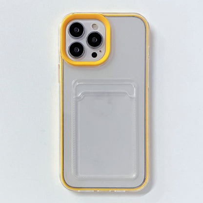 Clear Card Holder Slot Phone Case Cover Apple iPhone 17 16 15 14 13 Pro Max Plus