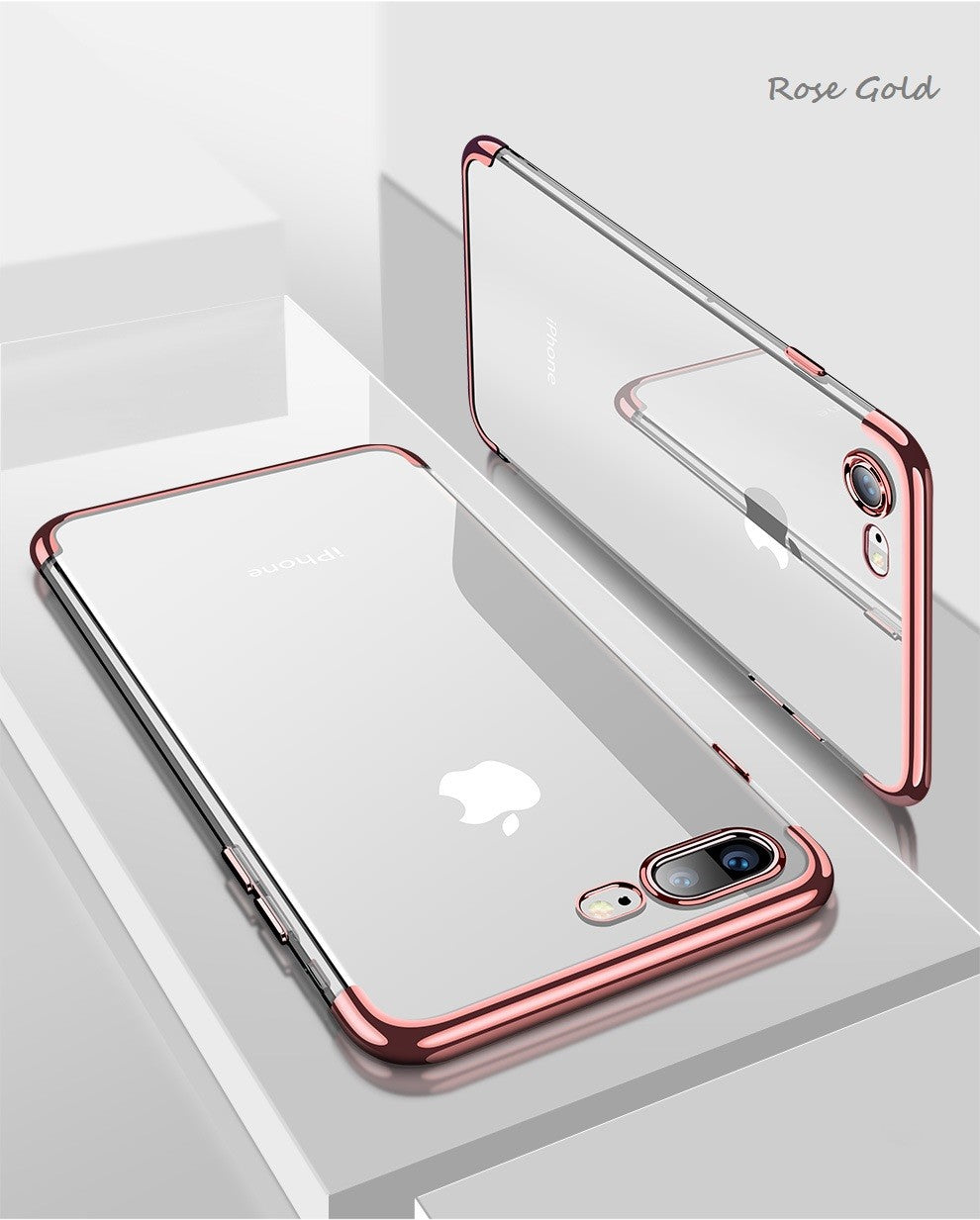 Luxury Ultra Slim Shockproof Bumper Case Cover for Apple iPhone X 8 7 6S 5 Plus
