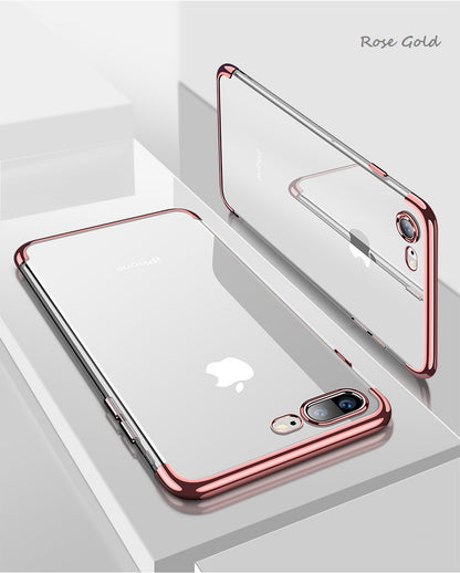 Luxury Ultra Slim Shockproof Bumper Case Cover for Apple iPhone X 8 7 6S 5 Plus