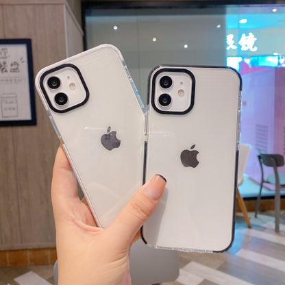 Clear Silicone Shockproof Phone Case Cover iPhone 17 16 15 14 Pro Max Plus 13 12