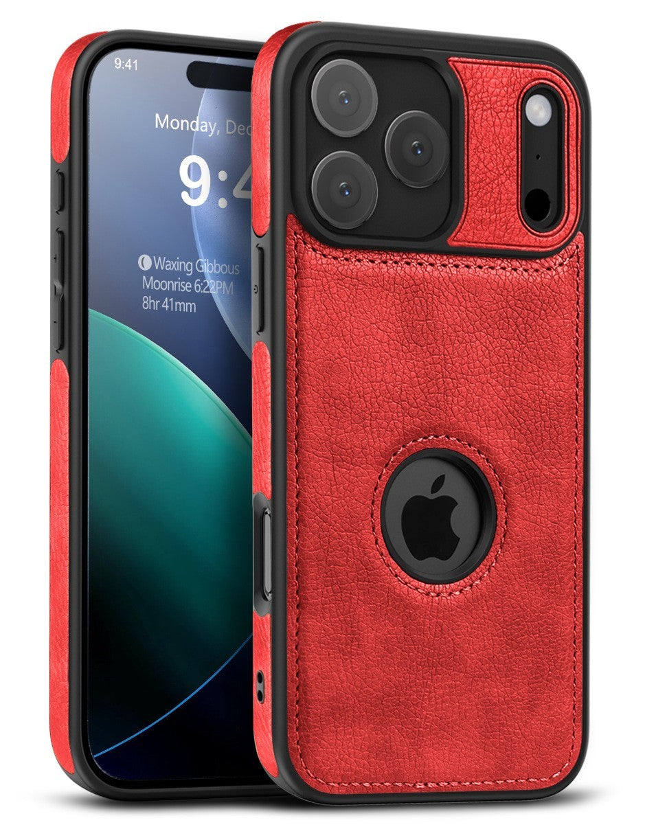 Luxury Leather Case For iPhone 17 Pro Max Air 17e PU Shockproof Slim Logo Cover