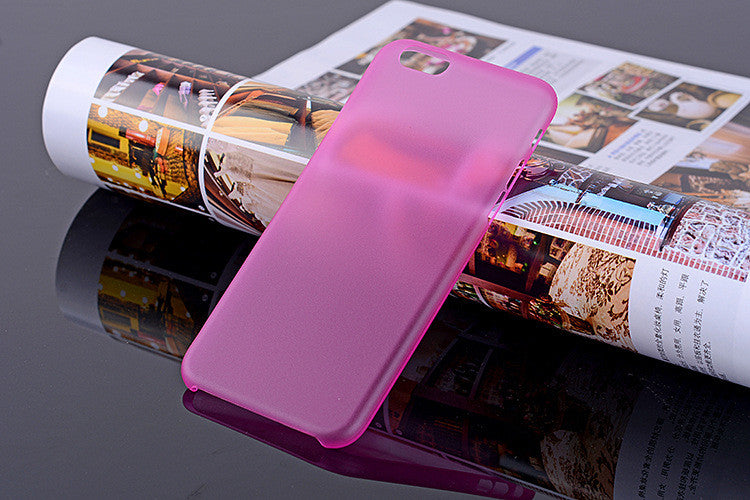 Basic Thin Plastic phone case cover for apple iPhone 6/6s/7/8/X/Plus + Samsung