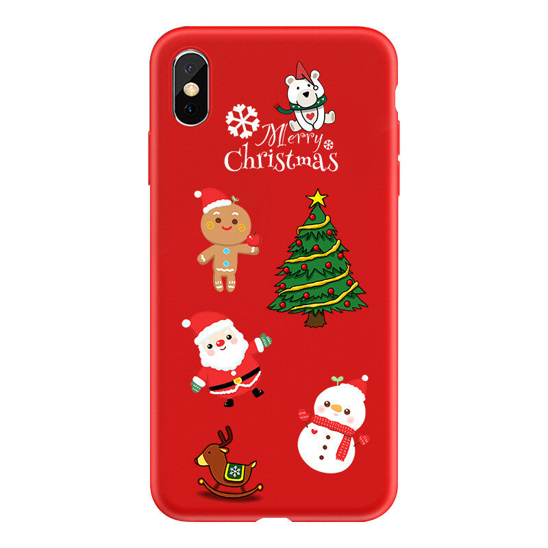 Soft Silicone Christmas Phone Case Cover For Apple iPhone XS Max XR X Plus 8 7 6