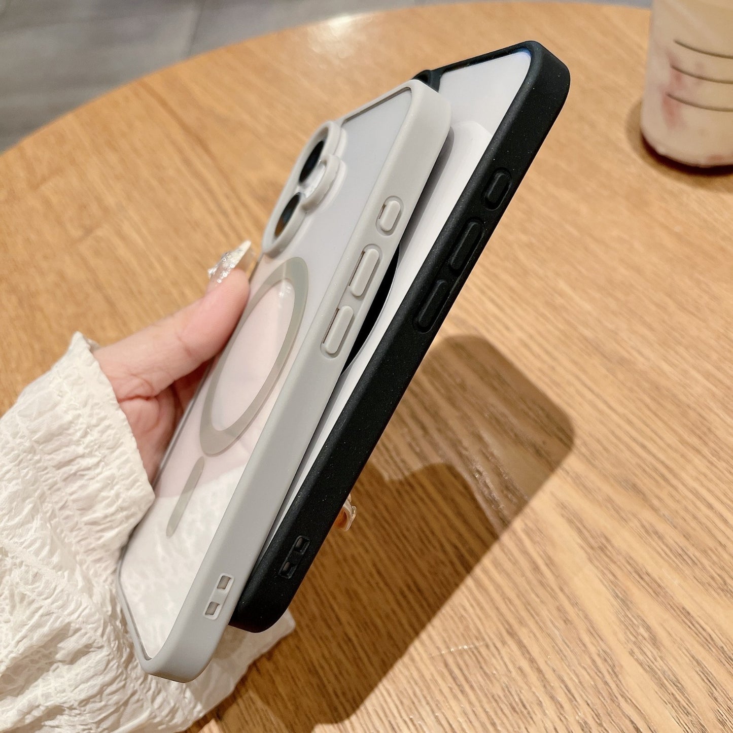 Shockproof Magnetic Matte Case For iPhone 17 16 15 14 13 12 Pro Max Plus Cover