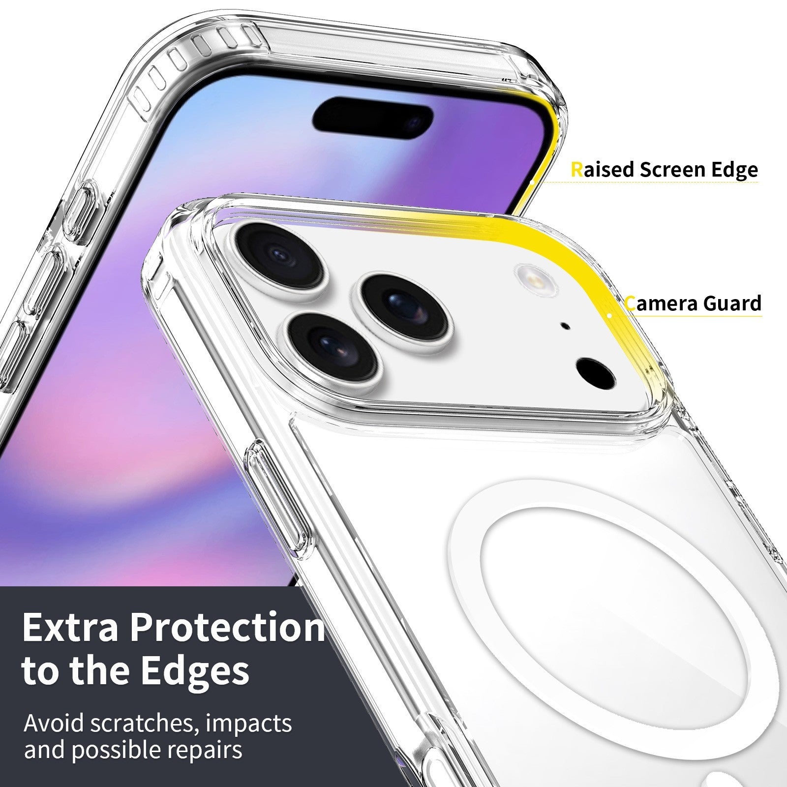 Case For Apple iPhone 17 16 15 14 Pro Plus Max Magnetic Clear MagSafe Cover Skin