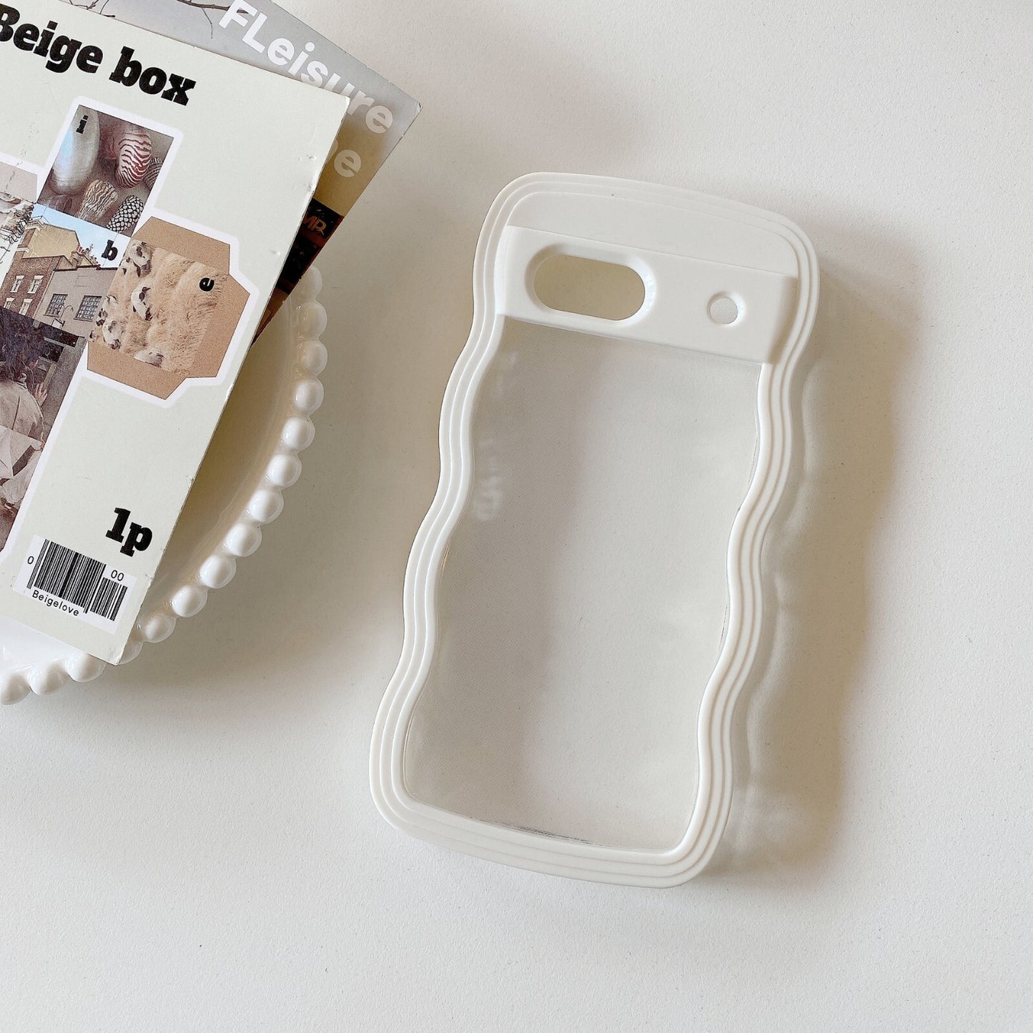 Colourful Wave Side Clear TPU Shockproof Phone Case For Google Pixel 9 8a 7a Pro
