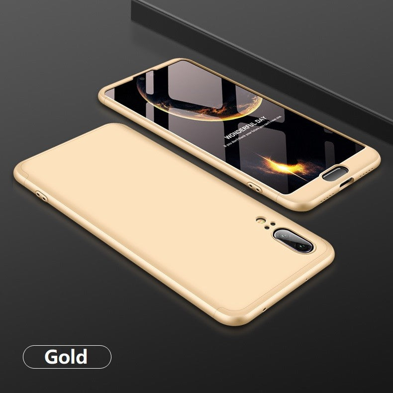 360° Full Body Hard Phone Case Cover Free Tempered Glass Huawei P30 P40 Lite Pro