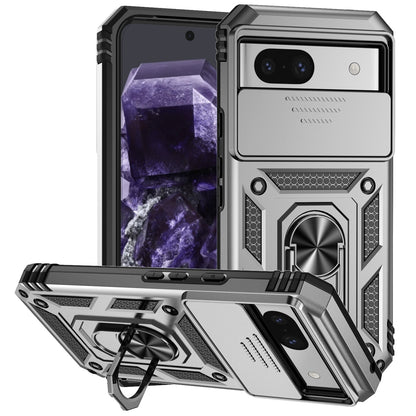 For Google Pixel 8a / 8 / 8 Pro Case Shockproof Rugged Cover Ring Holder Camera