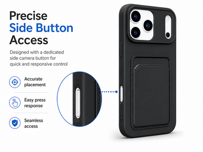 Case For iPhone 15 15 Pro Max Plus Wallet Card Holder Shockproof Cover Silicone