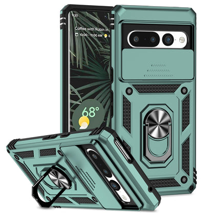 For Google Pixel 7a / 7 / 7 Pro Case Shockproof Rugged Cover Ring Holder Camera