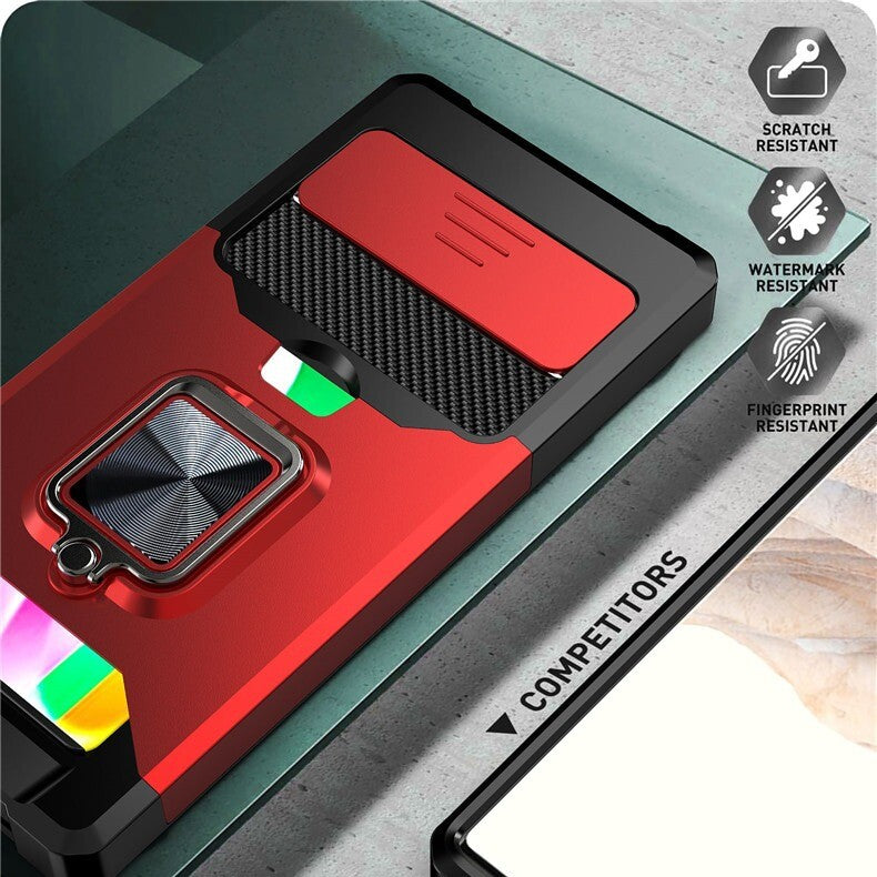 Hybrid Phone Case with Credit Card Holder For Google Pixel 10 9a 9 8 7 6 Pro XL