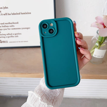 Soft TPU Case For iPhone 17 16 15 Shockproof Plain Colour Silicone Phone Cover