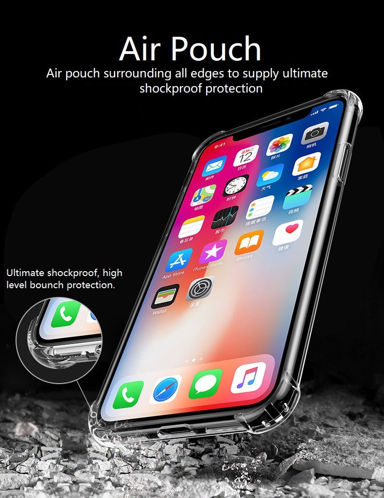 Basic Clear TPU Bumper Phone Case Cover iPhone 14 13 12 11 Pro Max Plus Mini XR