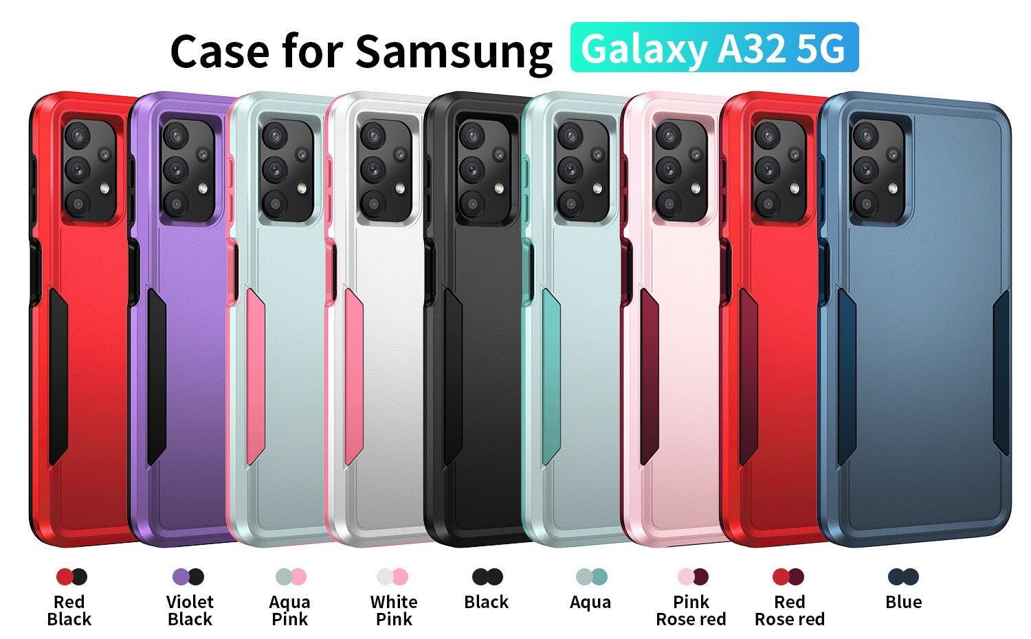 Case For Samsung Galaxy A13 A12 A23 A32 A53 A52 Shockproof Rugged Phone Cover