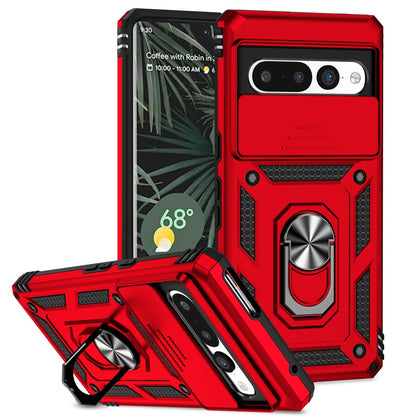 For Google Pixel 7a / 7 / 7 Pro Case Shockproof Rugged Cover Ring Holder Camera